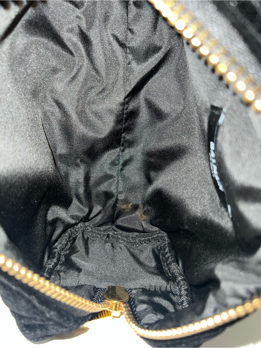 Balmain Black Quilted Velvet Cosmetic Pouch with Gold Hardware - Picture 7 of 10